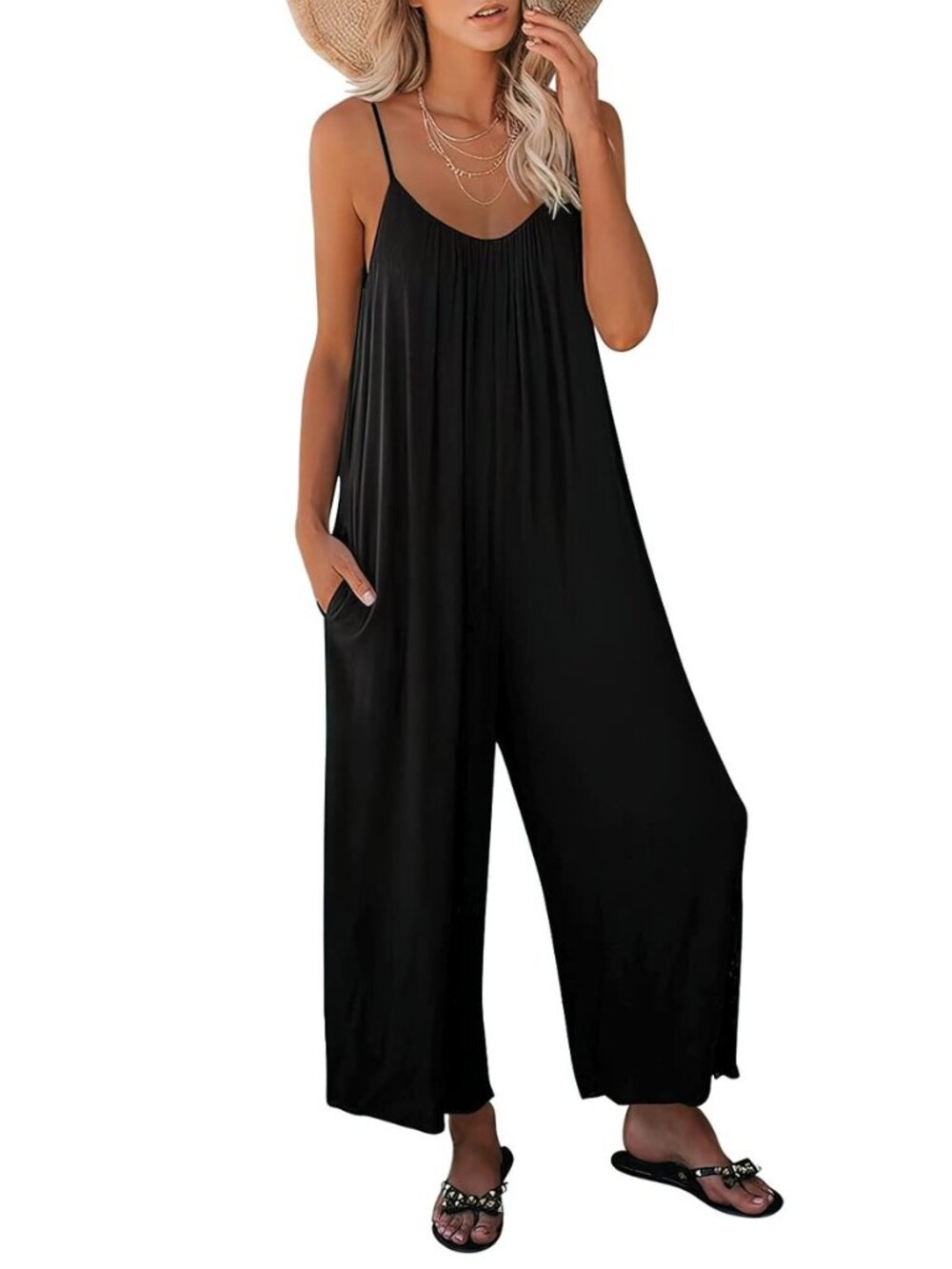 Jumpsuits for Women Summer Casual Sleeveless Overalls
